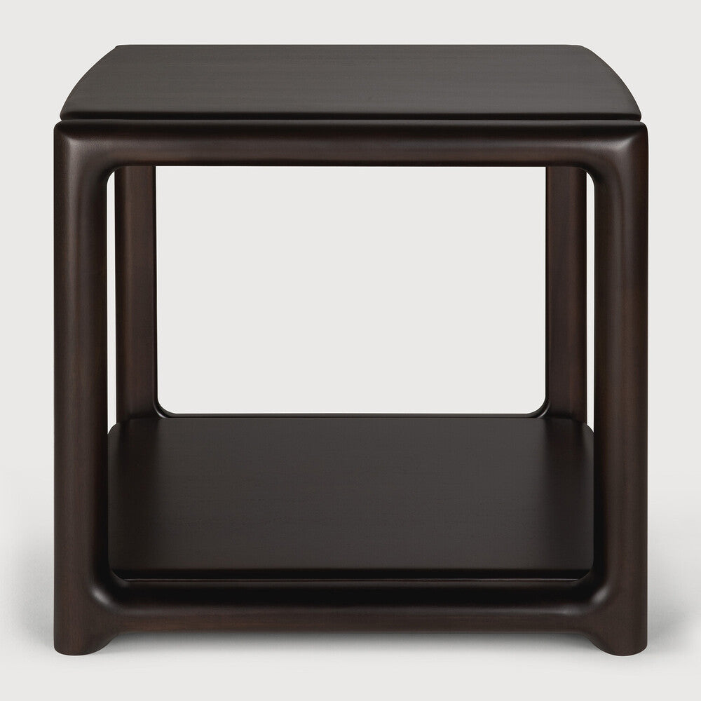 Ethnicraft Eda Side Table - Mahogany Rose Brown, Square