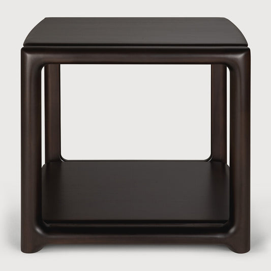 Ethnicraft Eda Side Table - Mahogany Rose Brown, Square