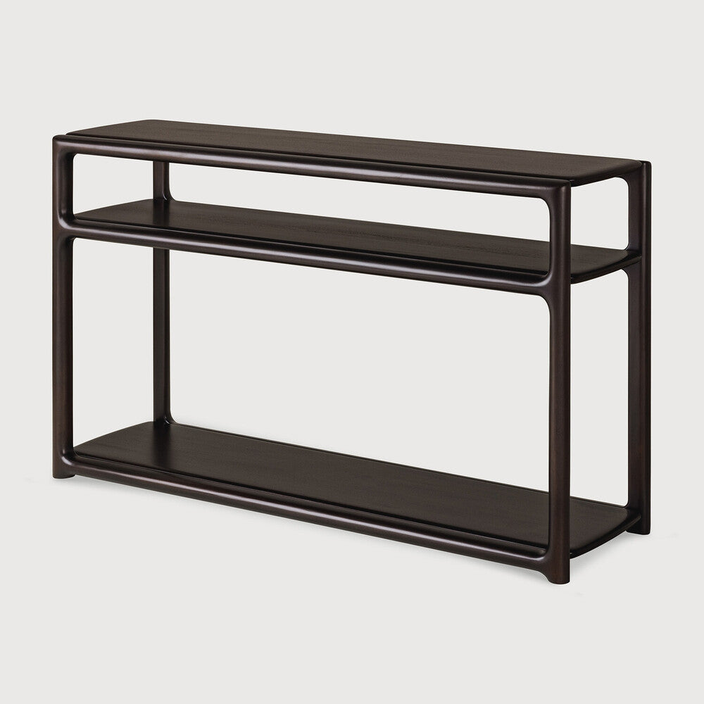 Ethnicraft Eda Console - Mahogany Rose Brown, side view