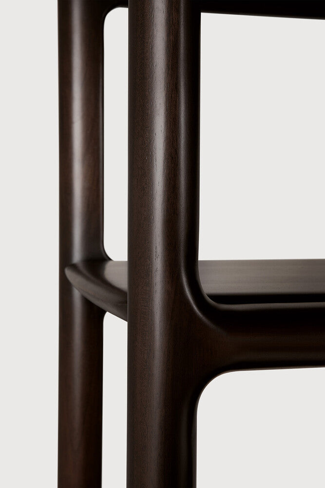 Ethnicraft Eda Rack - Mahogany Rose Brown, Low, detail