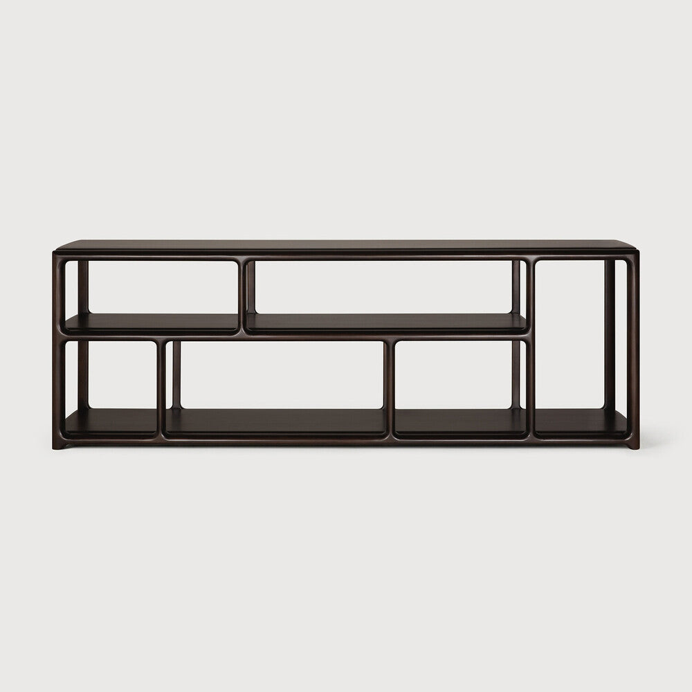 Ethnicraft Eda Rack - Mahogany Rose Brown, Low