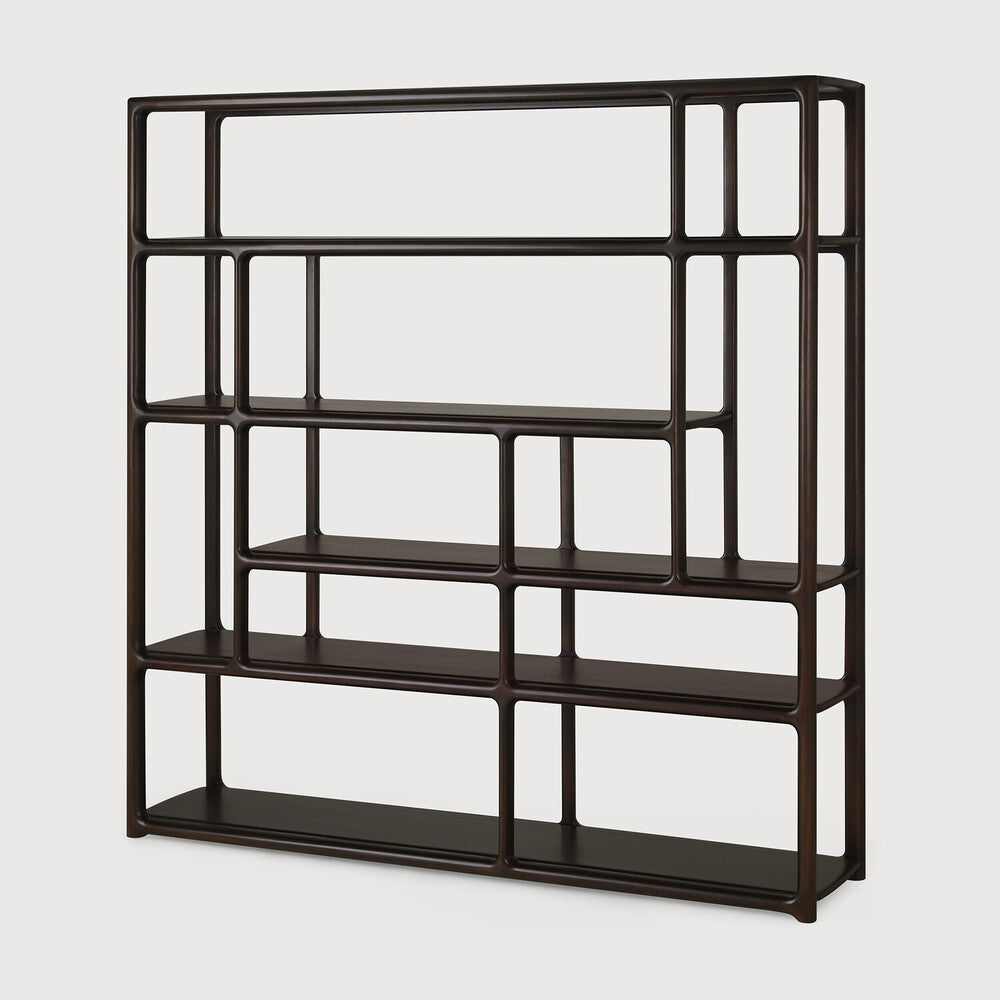 Ethnicraft Eda Rack - Mahogany Rose Brown, Standard, side view