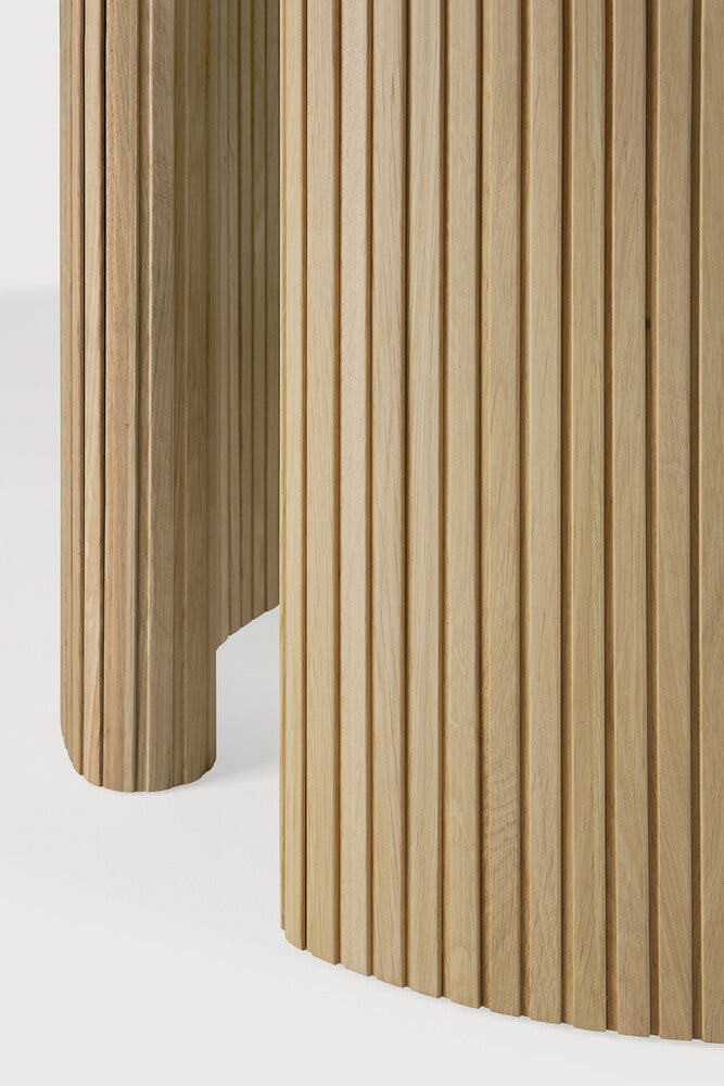 ETHNICRAFT ROLLER MAX ROUND DINING TABLE - OAK | $4,369.00