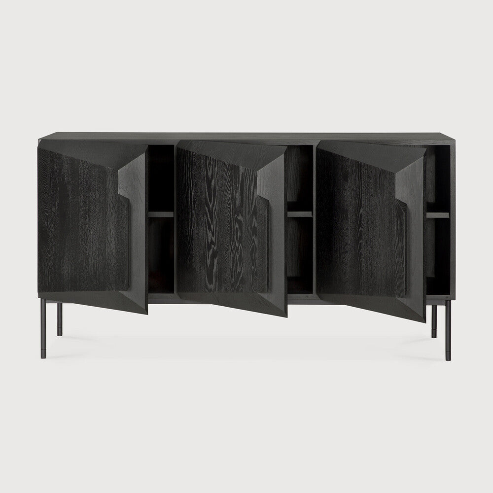 ETHNICRAFT STAIRS SIDEBOARD - OAK BLACK | $4,029.00- $5,039.00