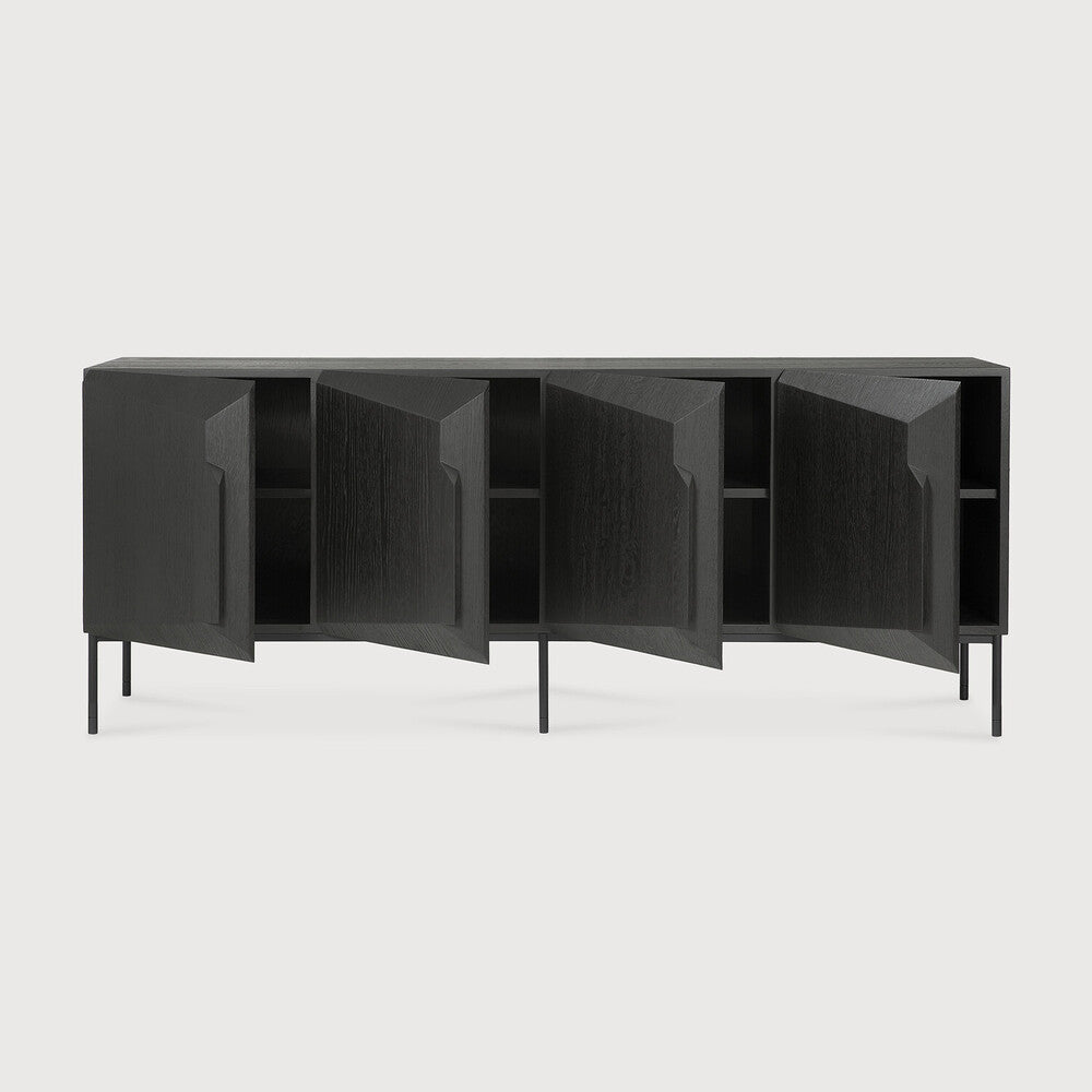 ETHNICRAFT STAIRS SIDEBOARD - OAK BLACK | $4,029.00- $5,039.00