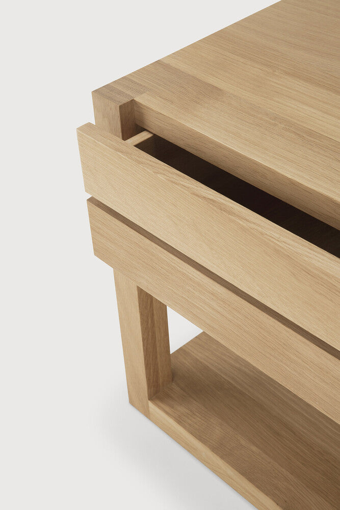 ETHNICRAFT AZUR BEDSIDE TABLE - OAK | $659.00