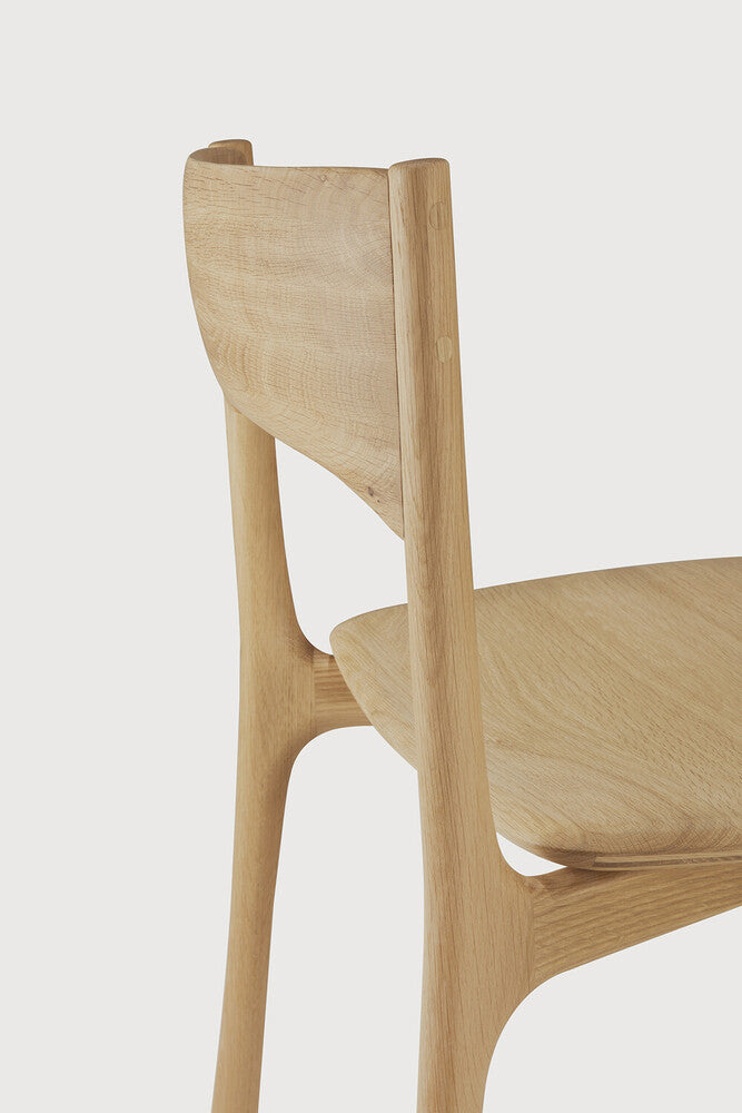 ETHNICRAFT PI DINING CHAIR - OAK - WITHOUT ARMREST | $1,079.00
