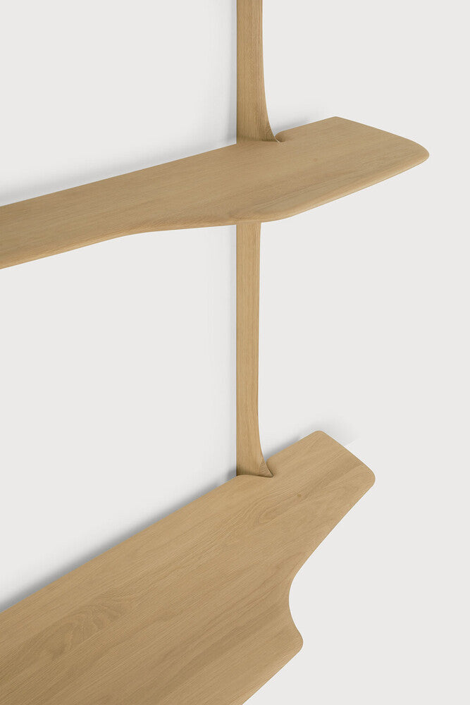 Ethnicraft PI Wall Mounted Desk - Oak, detail