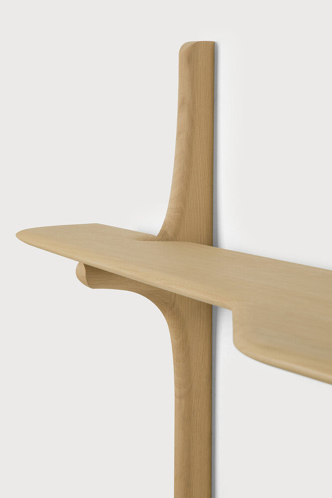 Ethnicraft PI Wall Mounted Desk - Oak, detail