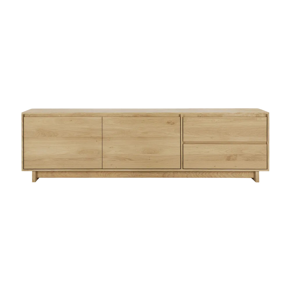 ETHNICRAFT WAVE TV CUPBOARD - OAK | $4,059.00