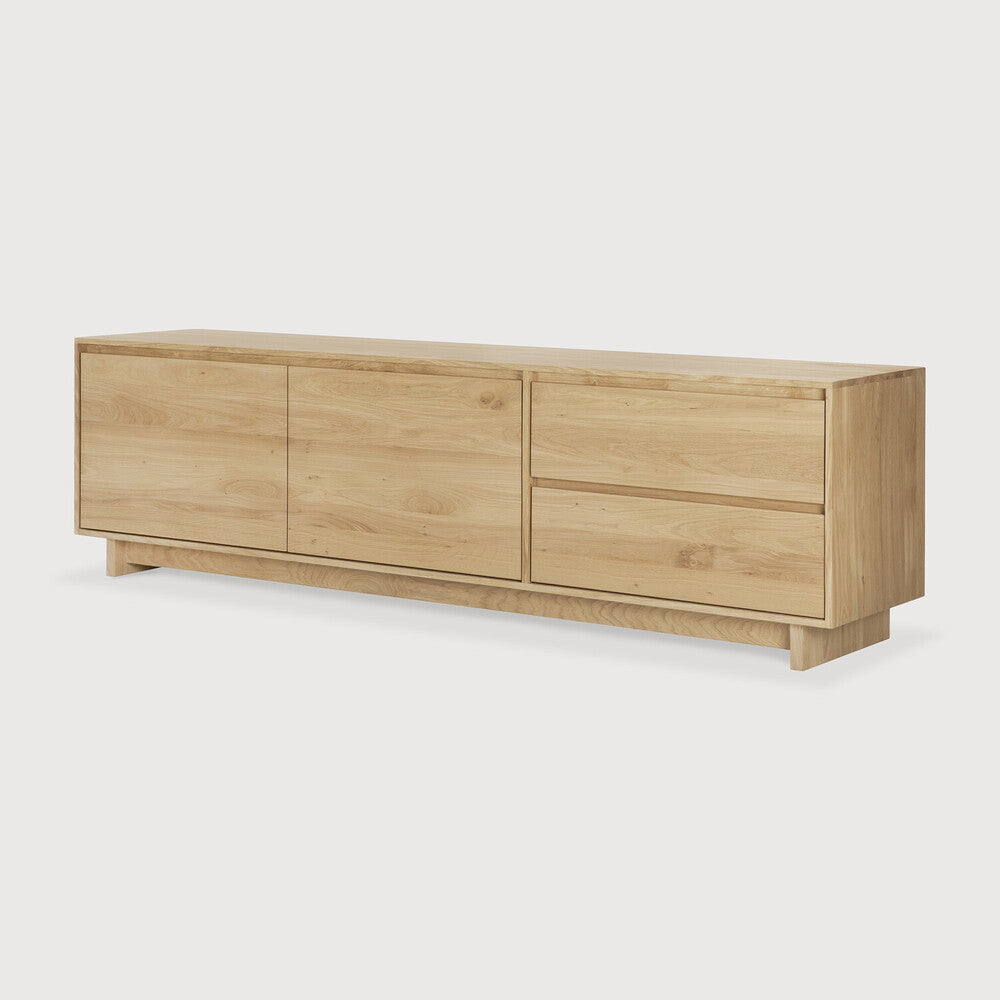ETHNICRAFT WAVE TV CUPBOARD - OAK | $4,059.00