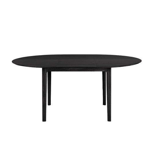 ETHNICRAFT BOK ROUND EXTENDABLE DINING TABLE - OAK BLACK | $5,419.00