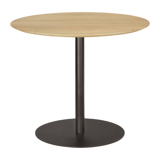 ETHNICRAFT BLEND DINING TABLE - OAK AND DARK BRONZE METAL | $1,658.00