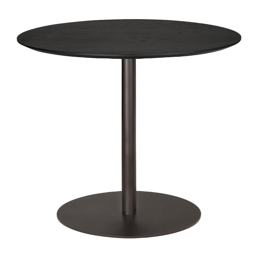 ETHNICRAFT BLEND DINING TABLE - OAK BLACK AND DARK BRONZE METAL | $1,658.00