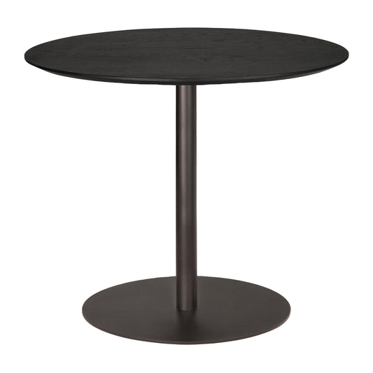 ETHNICRAFT BLEND DINING TABLE - OAK BLACK AND DARK BRONZE METAL | $1,658.00