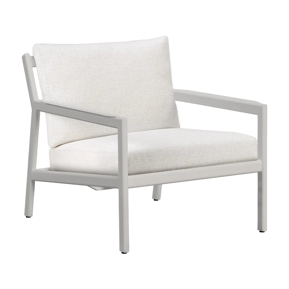 ETHNICRAFT JACK OUTDOOR LOUNGE CHAIR - WHITE ALUMINUM | $1,649.00 - $2,098.00