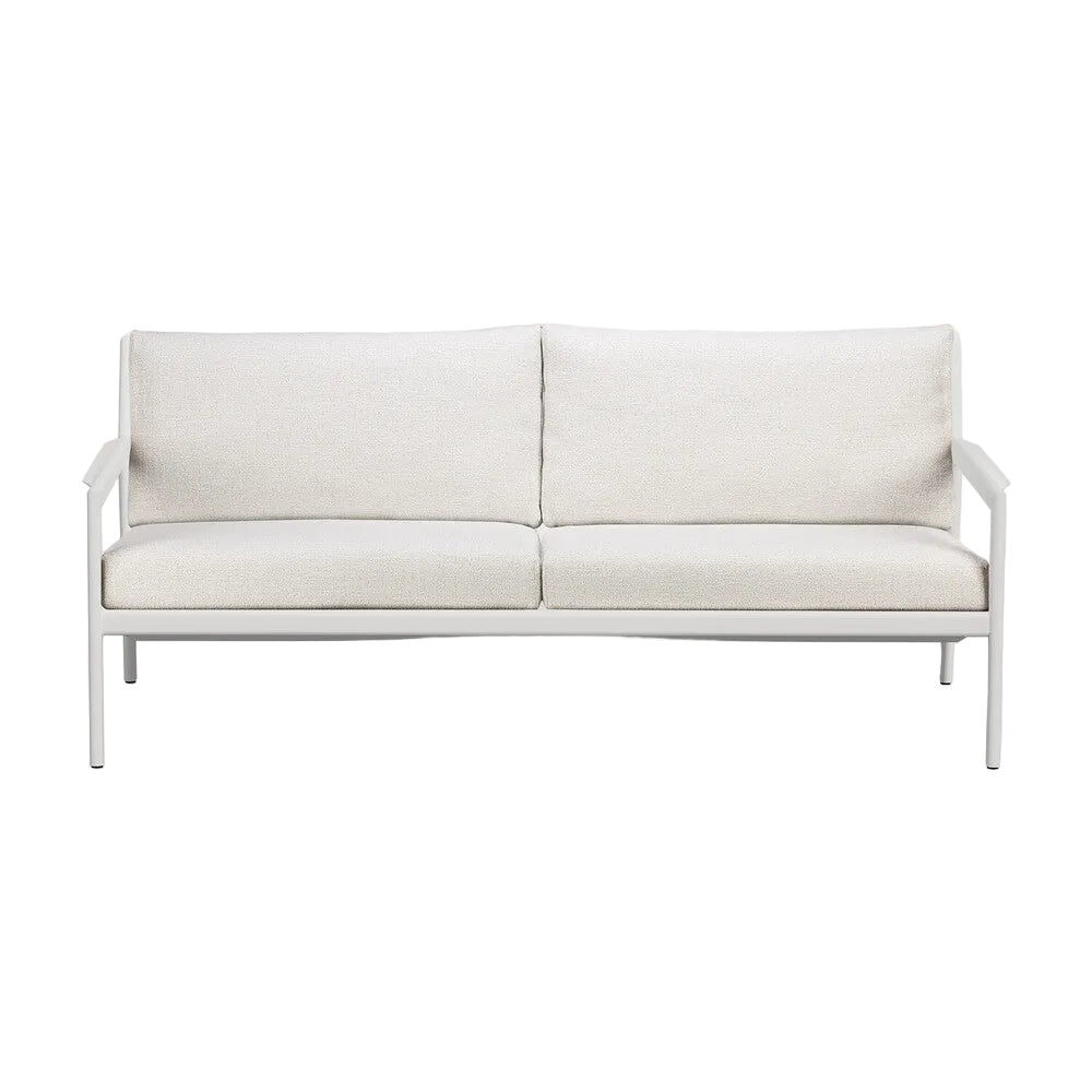 ETHNICRAFT JACK OUTDOOR 2 SEATER SOFA - WHITE ALUMINUM | $3,059.00 - $4,237.00