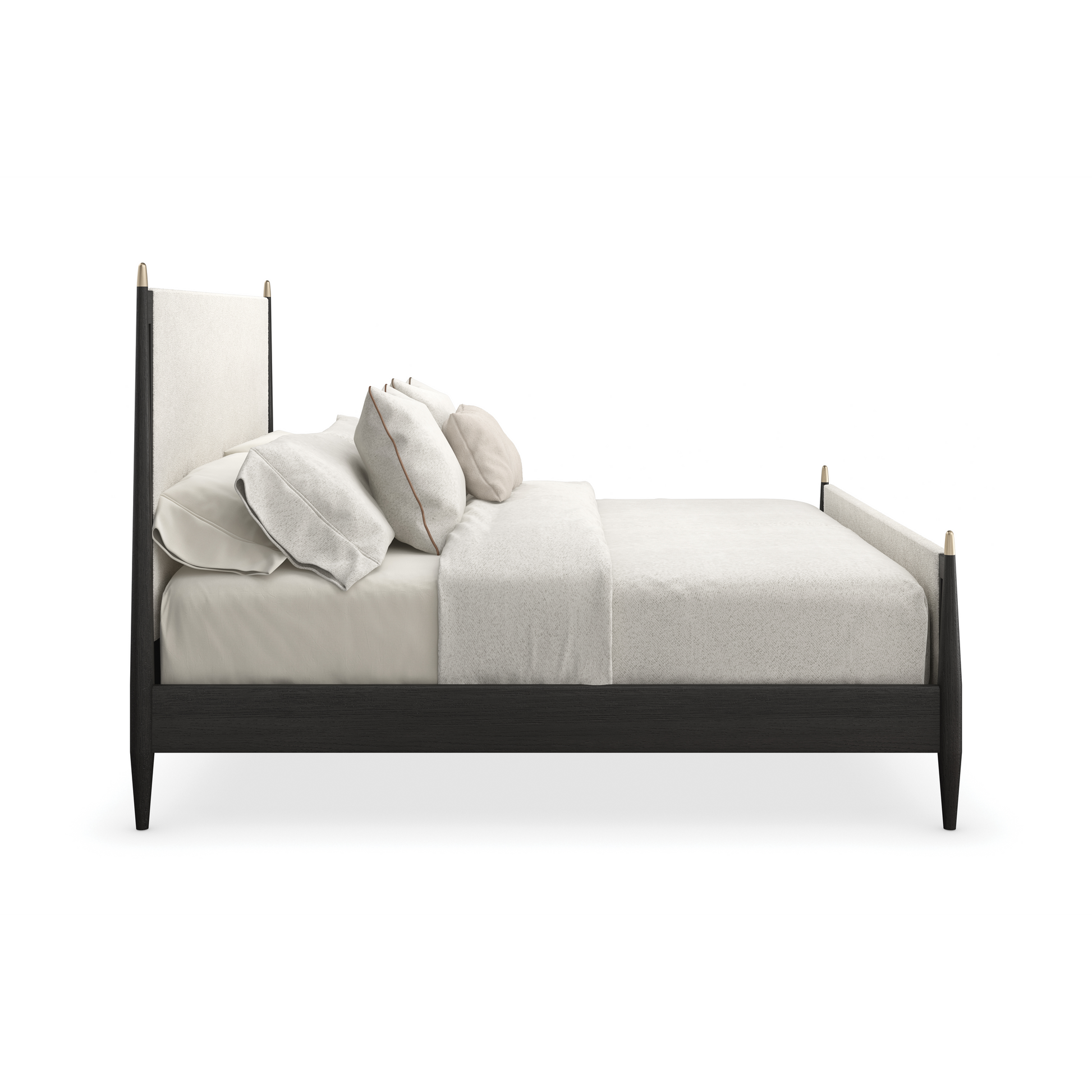 Unity Bed - Queen Black Stained Ash