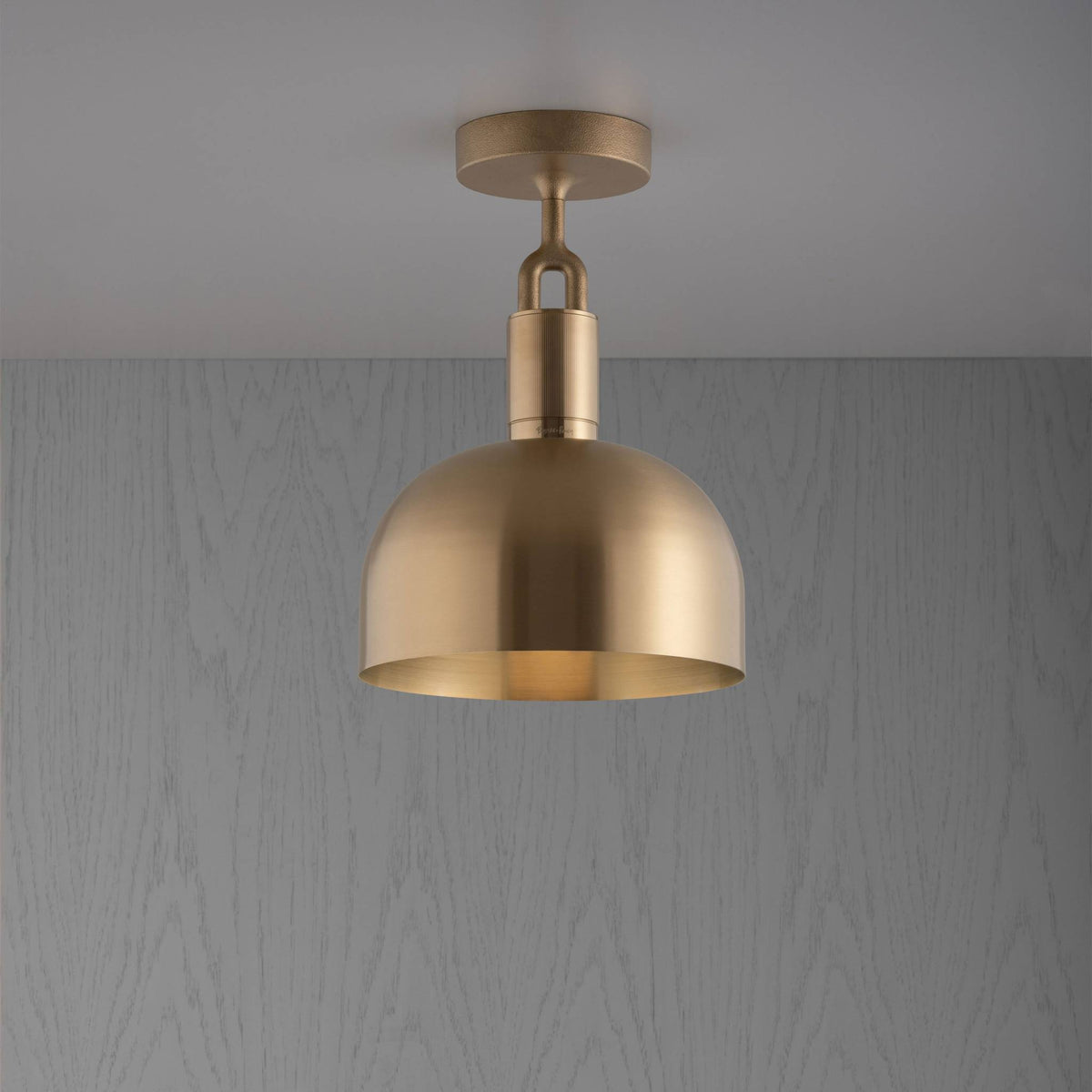 Forked Ceiling Shade Medium Brass