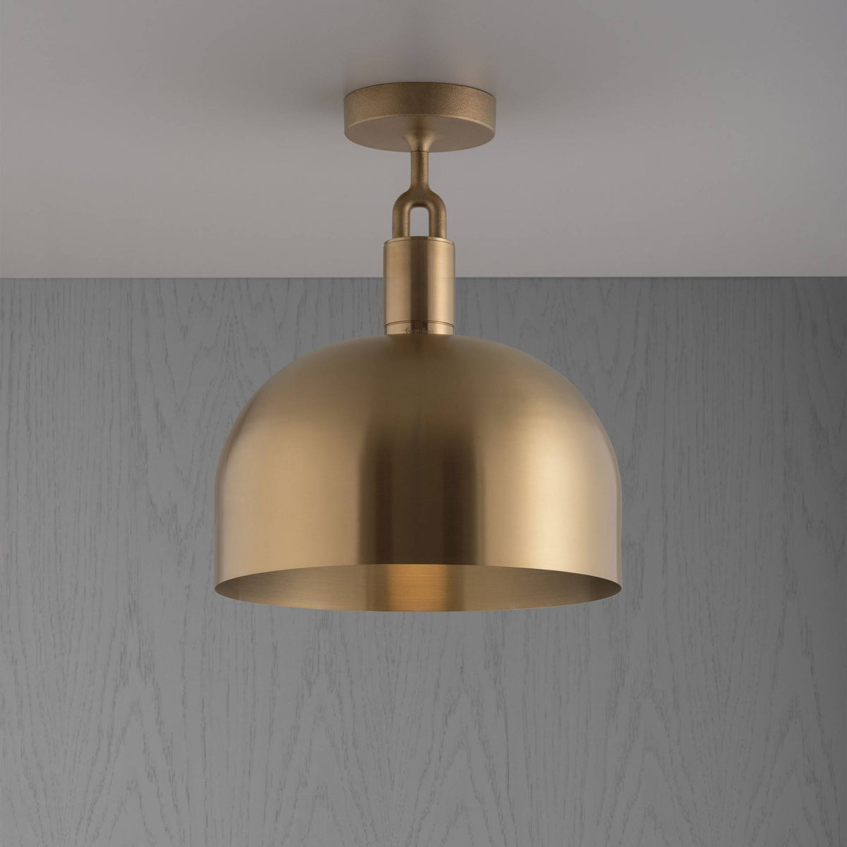 FORKED CEILING SHADE LARGE - BRASS