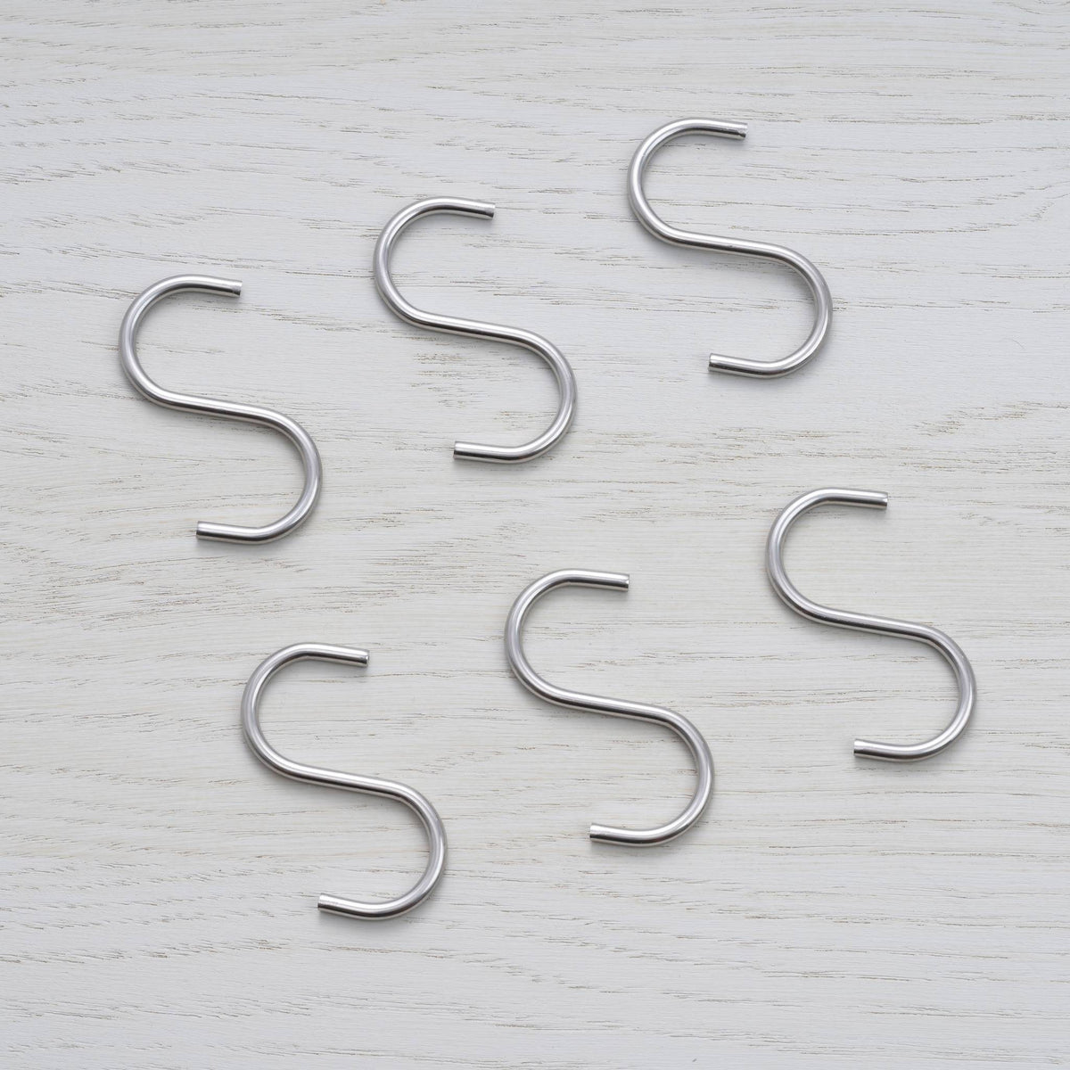Hanger Shelf S Hook Steel Set of 6