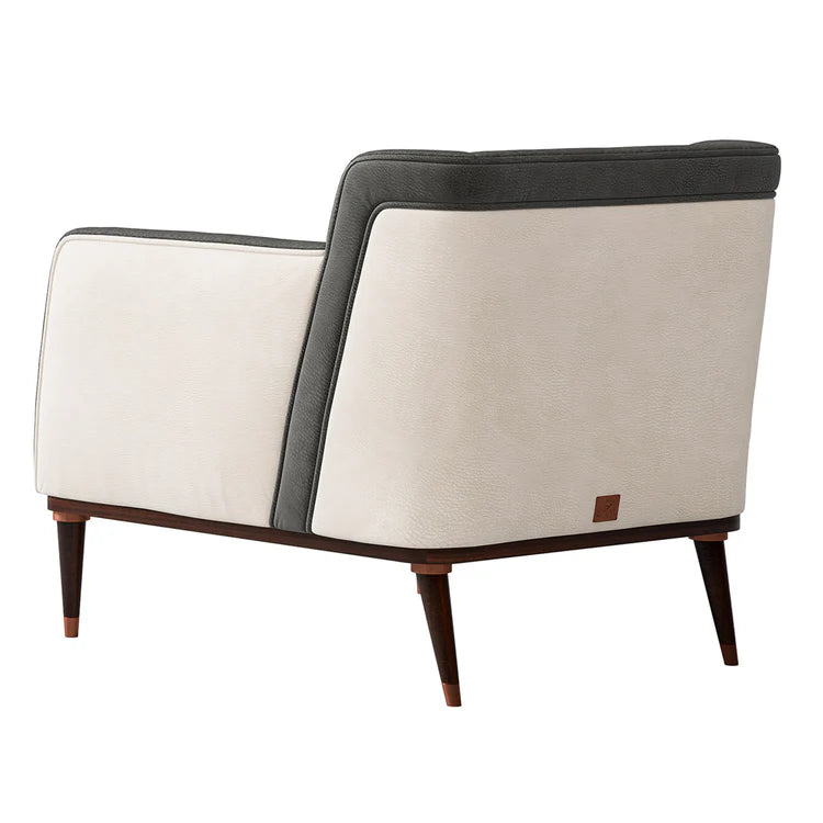 CPRN HOMOOD | B&W LEATHER LOUNGE ARMCHAIR I $8,540.00