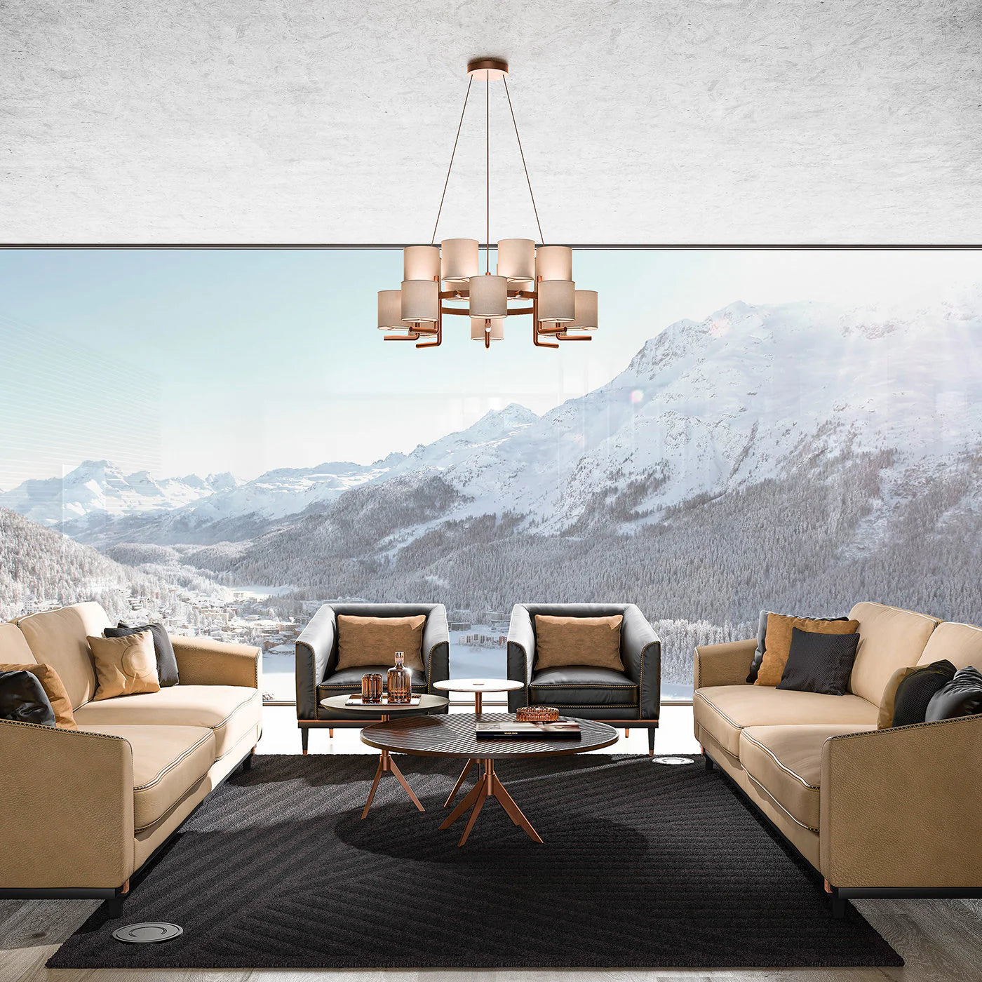 CPRN HOMOOD | 2-TIER CHANDELIER I $15,600.00