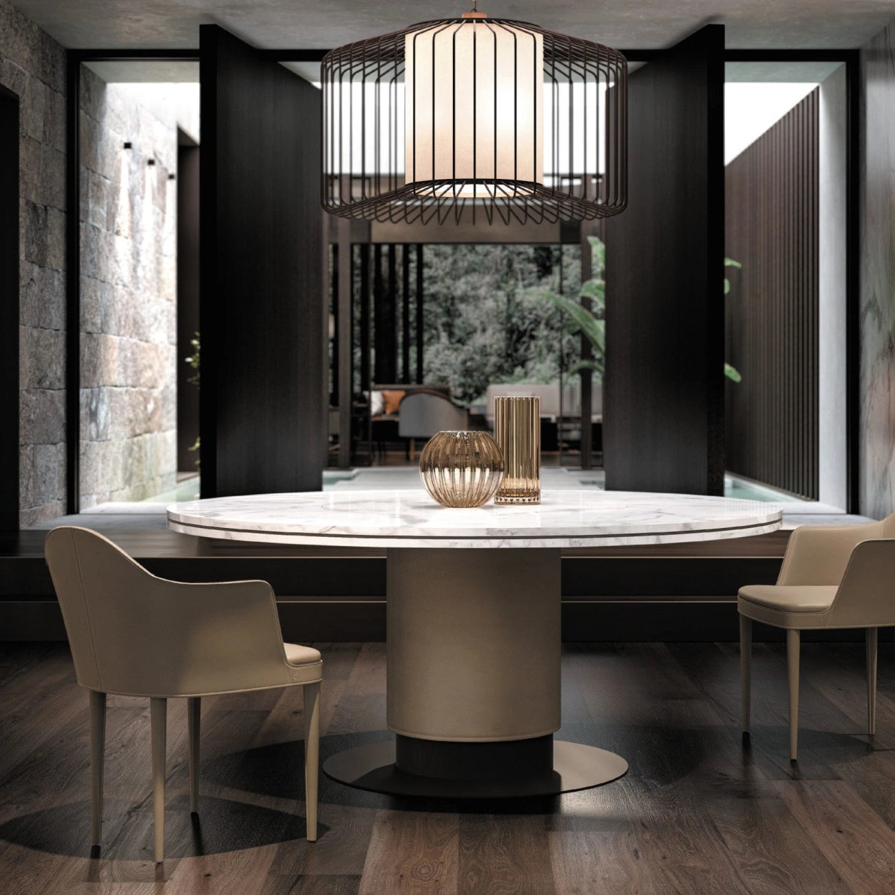 STARLIGHT ROUND DINING TABLE I $24,250.00