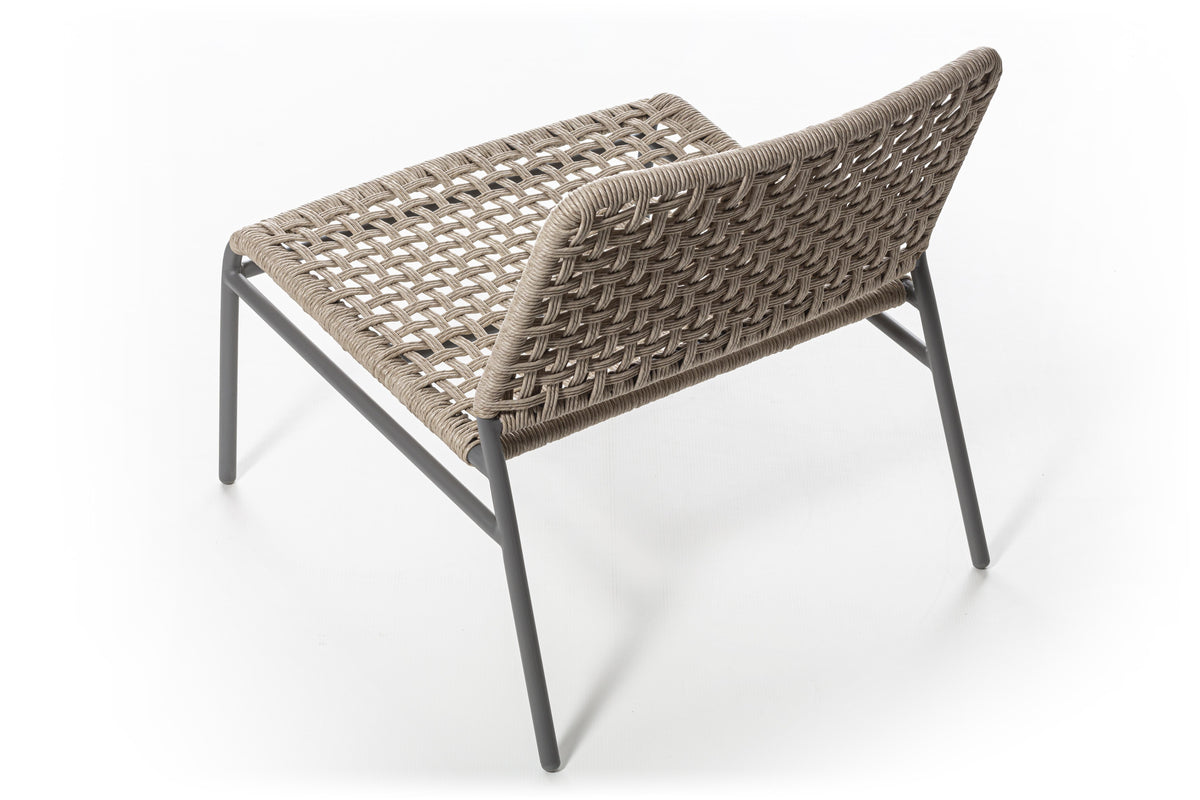 Straw lounge chair by Gervasoni