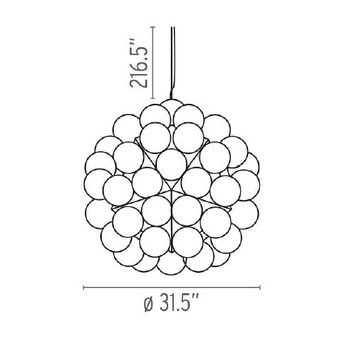 FLOS | TARAXACUM 88S SUPENSION PENDANT LIGHT | $10,579.00