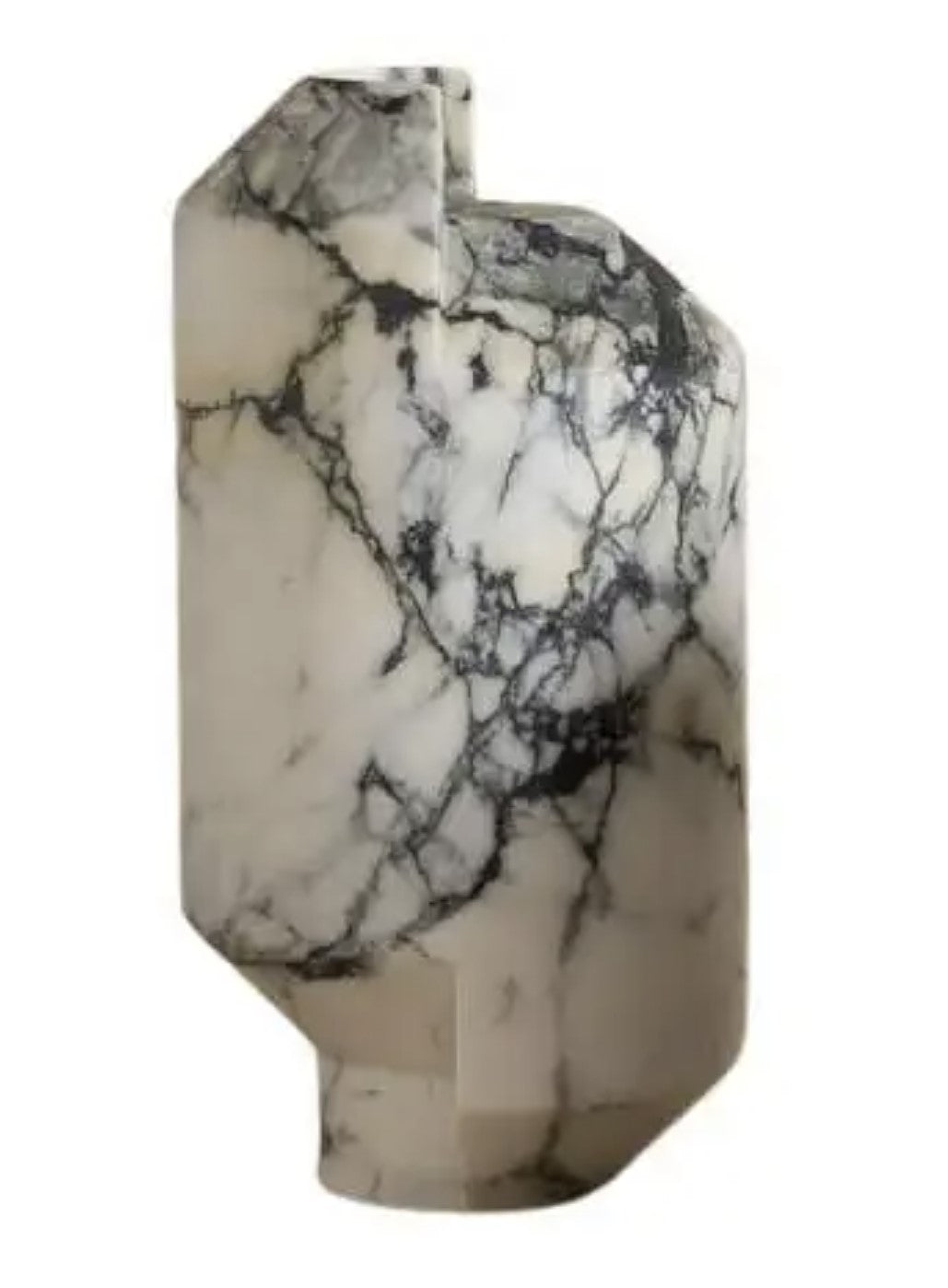 Toucana Tall Portoro Marble Flower Vase and Candle Holder - $2,100.00