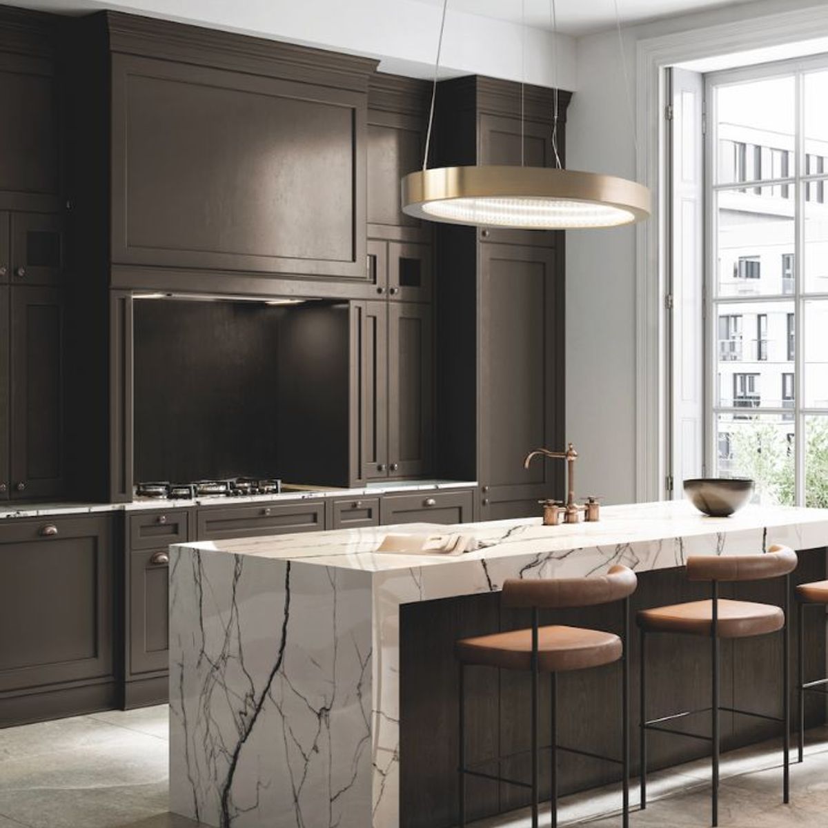 Masiero Libe Ellipse Suspension Lamp