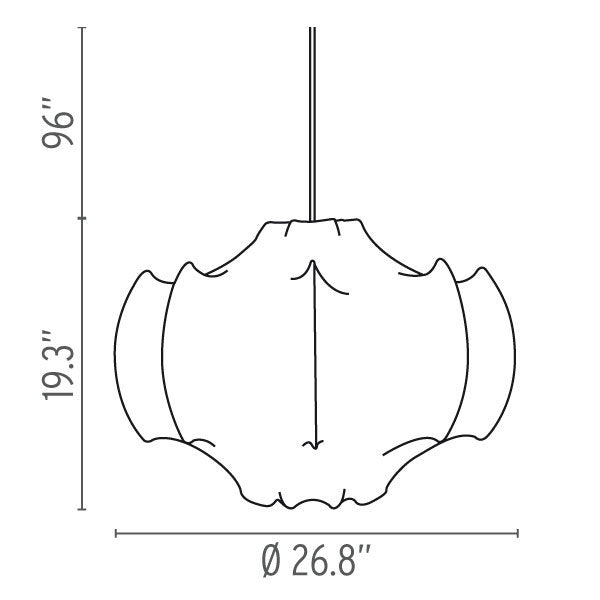 FLOS | VISCONTEA SUSPENSION PENDANT LIGHT | $3,867.00