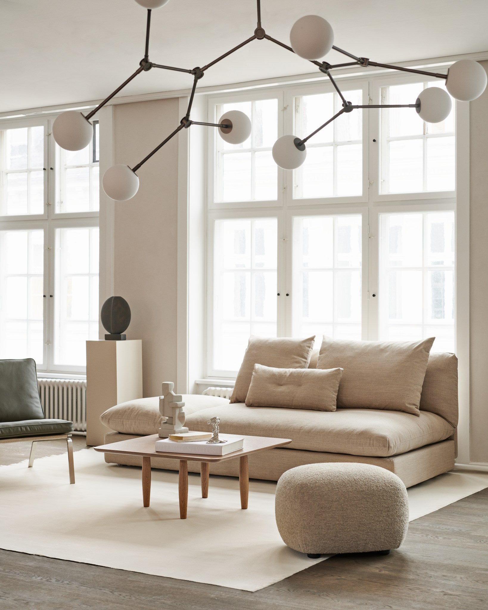 Drop Chandelier Bulp - Grey
