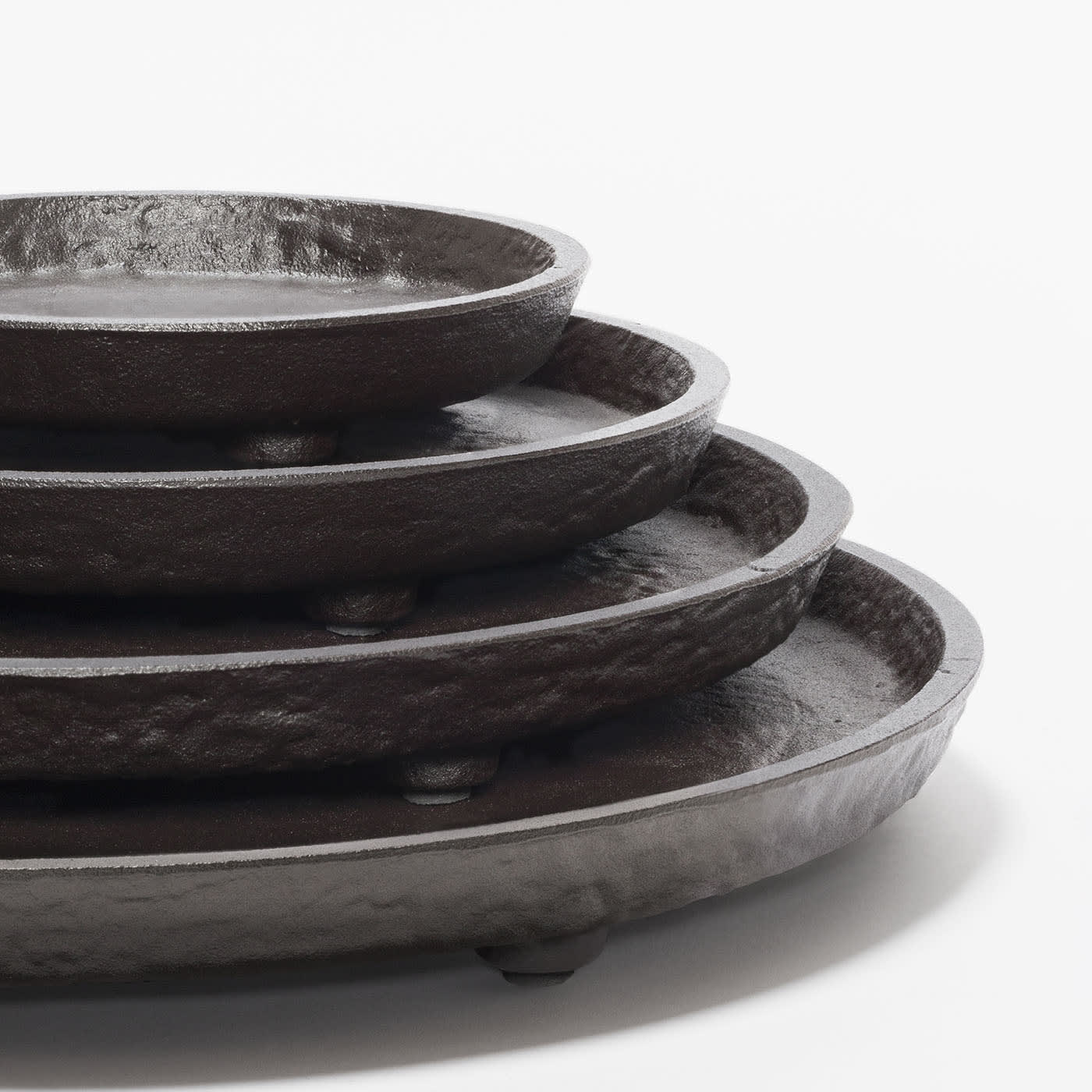 GIOBAGNARA | MONZA IMPERFECT BRONZE ROUND VALET TRAY | $430.00 - $820.00