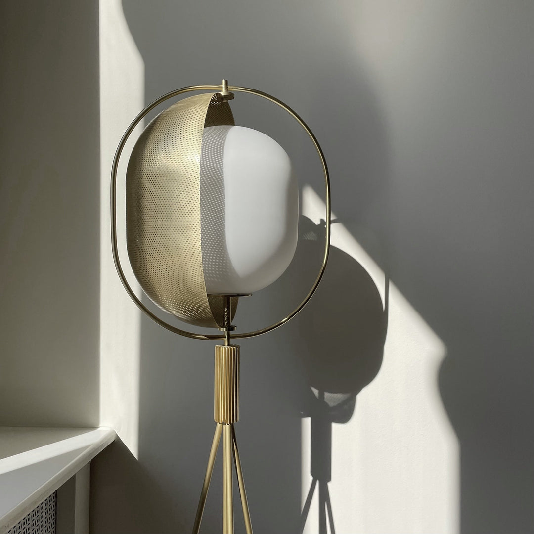 101 Copenhagen Pearl Floor Lamp - Brass - $1,295.00