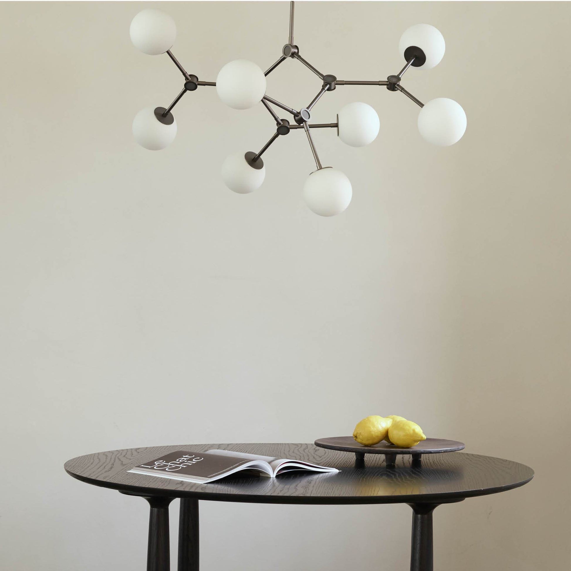 Drop Chandelier Bulp, Mini - Grey