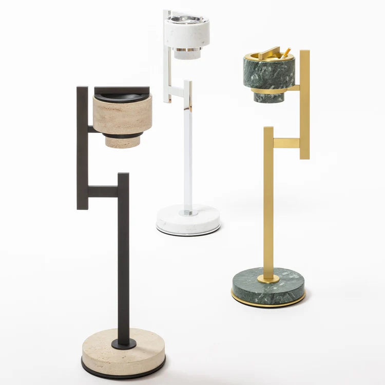 GIOBAGNARA | RIMINI MARBLE STANDING ASHTRAY | $2,720.00