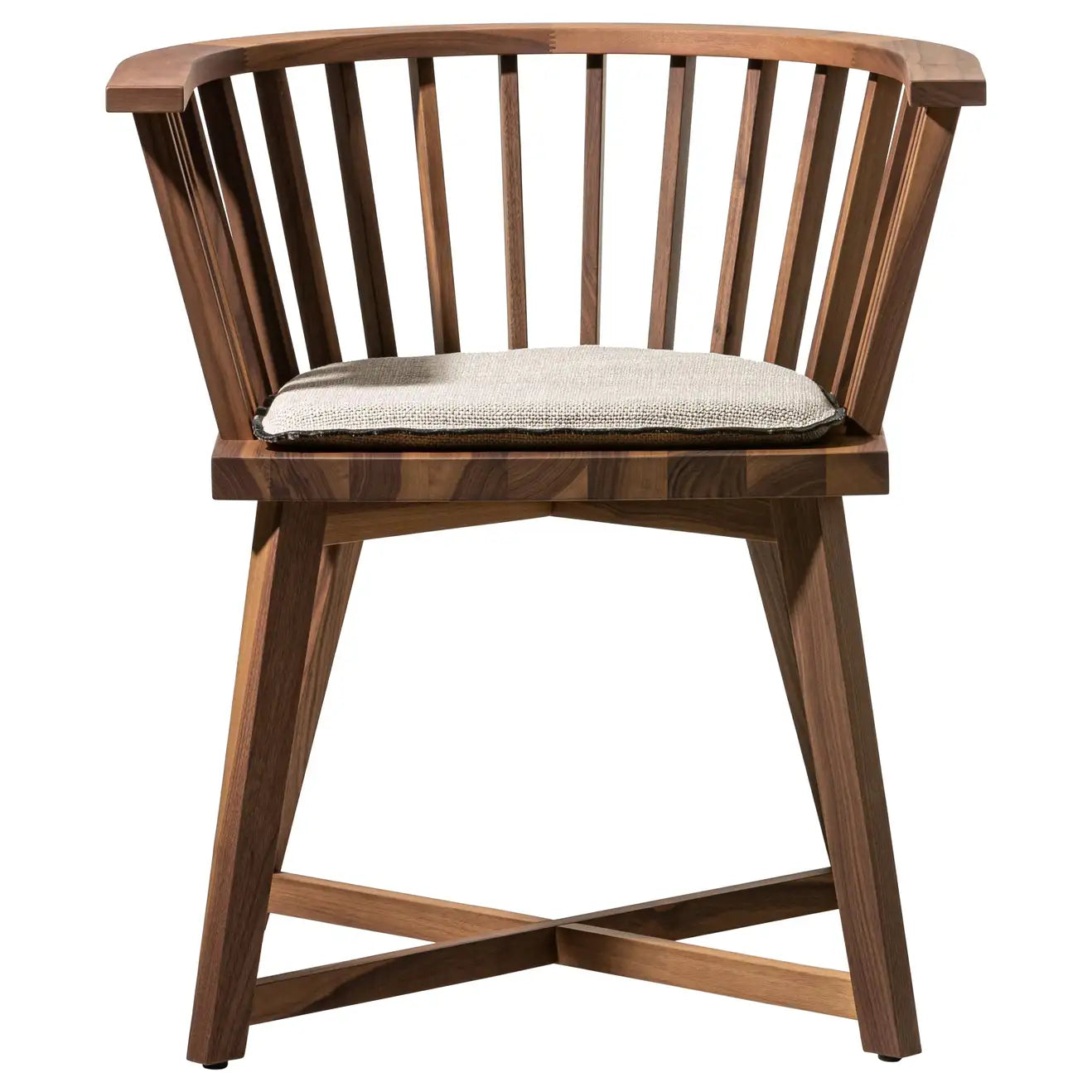 Gervasoni Gray 24 Chair in Walnut with Cushion - $1,400.00