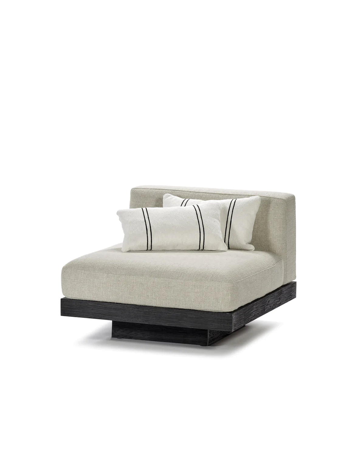 RUDOLF LOUNGE CHAIR | BLACK & BONE - $5,850.00