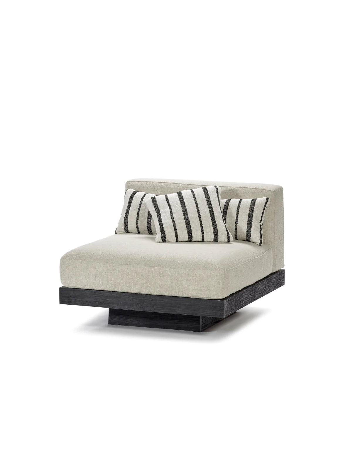 RUDOLF LOUNGE CHAIR | BLACK & BONE - $5,850.00