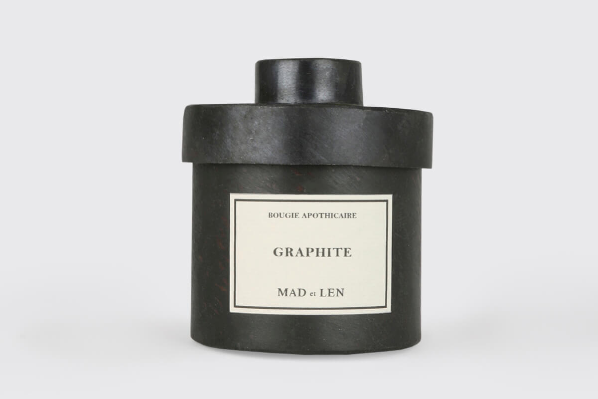 SCENTED CANDLES GRAPHITE, BLACK WAX - $150.00