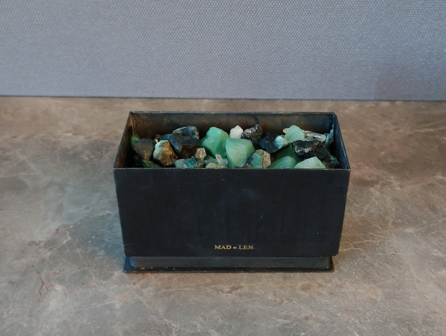 SPIRITUELLE BLACK BOX POTPOURRI WITH AVENTURINE CRYSTALS - $497.00