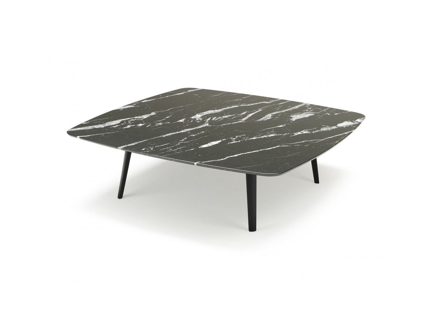 GRAMERCY | Low square marble coffee table by MisuraEmme
