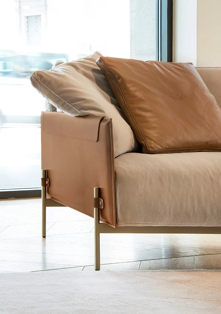 V215 | 3 Seater fabric sofa by Aston Martin