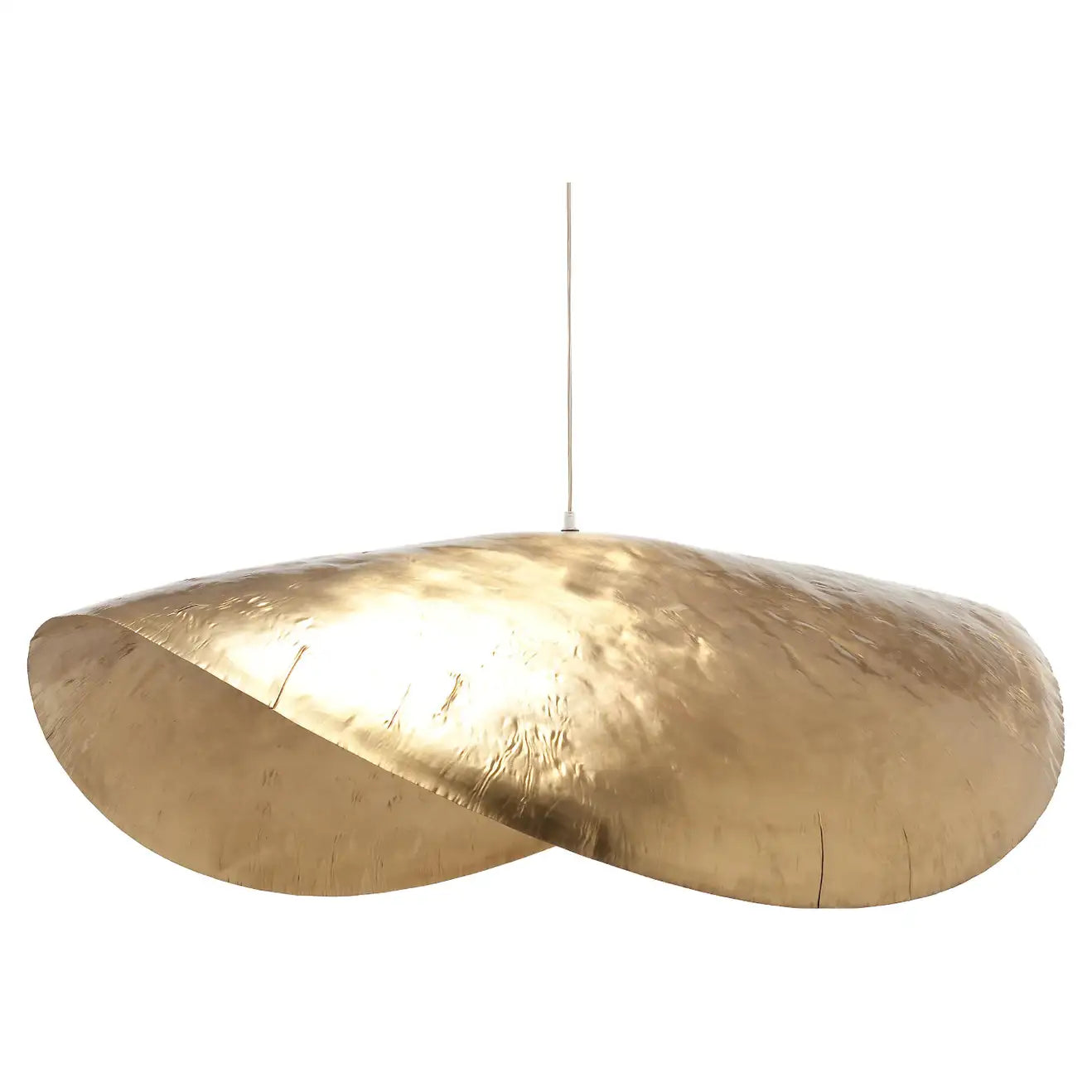 Gervasoni Large Brass Suspension Lamp in Matt Brass by Paola Navone $1,585.00