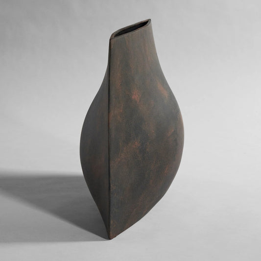 Origami Vase, Big - Coffee - $255.00